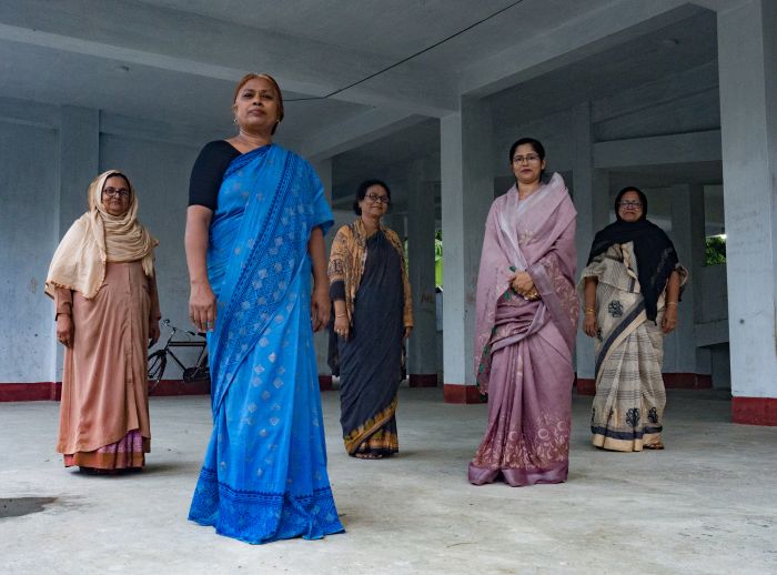 A group of women’s rights activists drawn together by Oxfam partners
