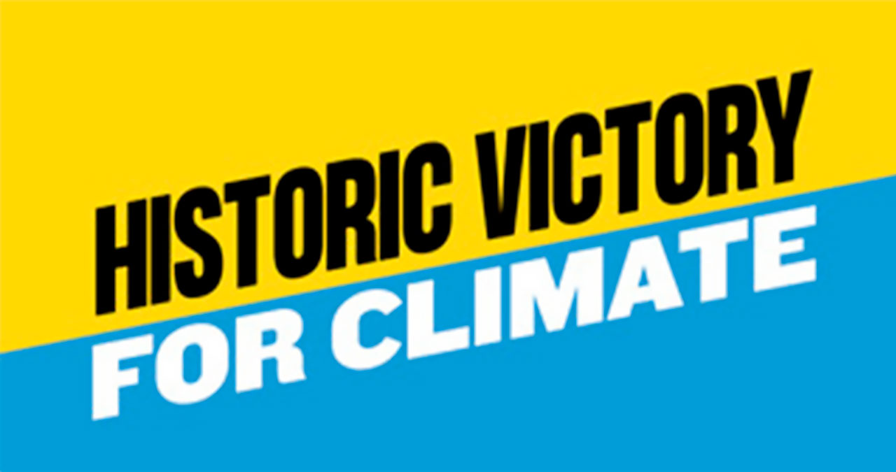 historic victory for climate