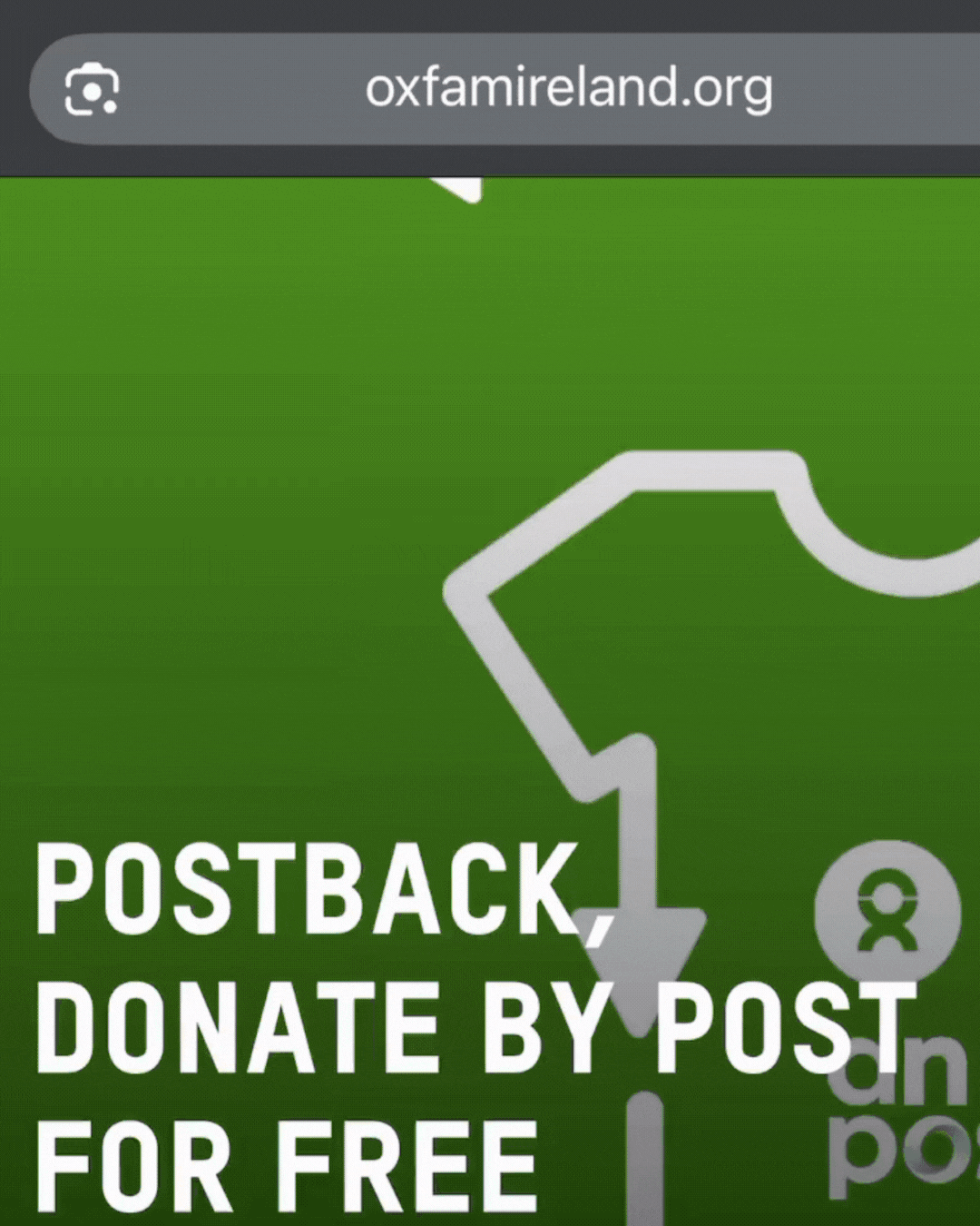 Postback how to drop-off your Oxfam Ireland Postback bag