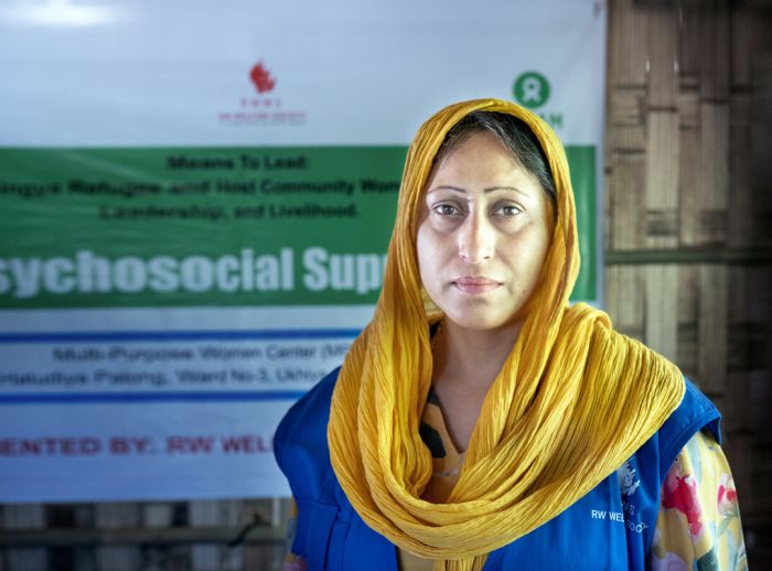 Razia Sultana at the RW Welfare Society (Rights for Women)