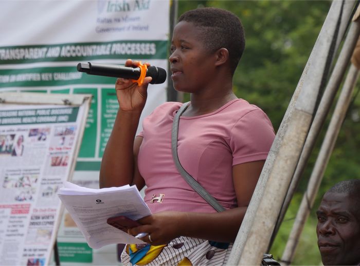 Mercy Nyirenda health promotion officer, Balaka District