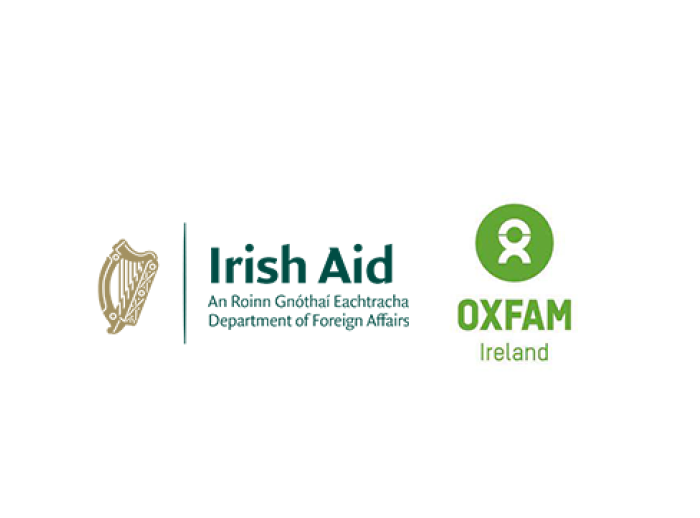 Oxfam Ireland and Irish Aid Logo
