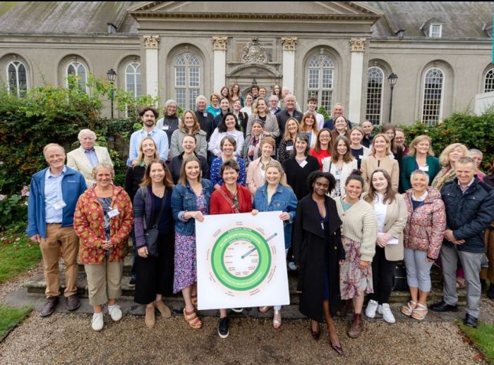 attendees at step into the doughnut workshop with jate raworth facilitated by olivia freeman and lucia walsh from tu dublin