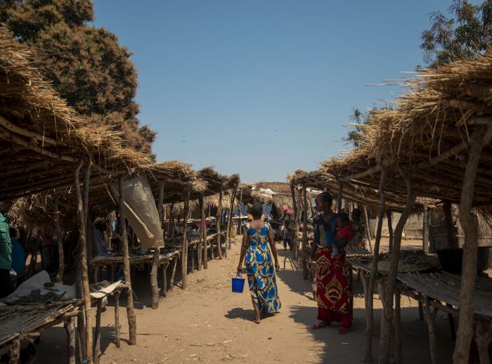 a Market in the Democratic Republic of Congo.