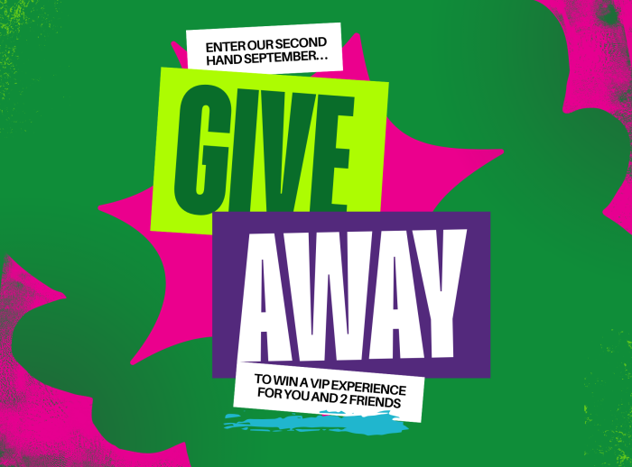 Visualisation of the giveaway price. The image list all the prize and how to enter. Those details are also found on the site.