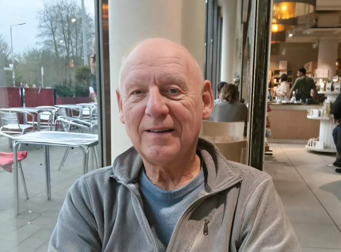 Portrait of Severin Kennedy, Oxfam supporter and Legacy giving advocate