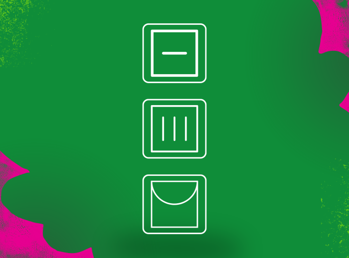 Clothes labels Air Drying symbols