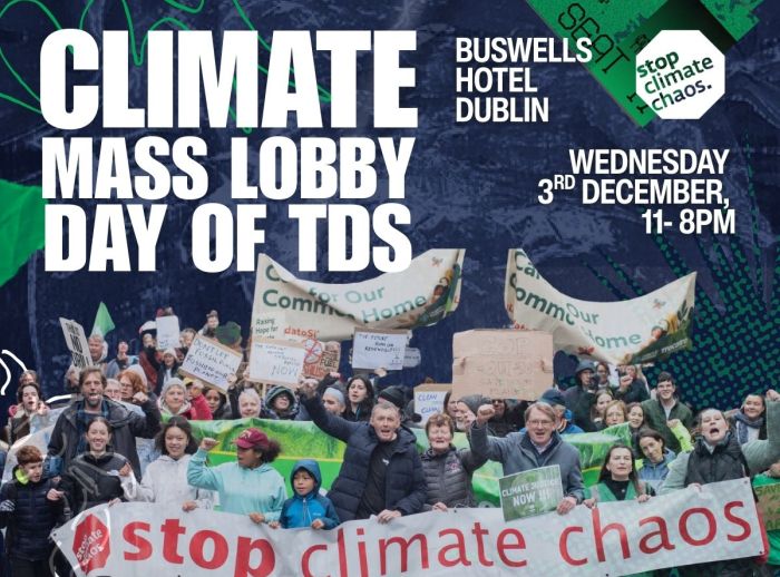 Climate Mass Lobby Day of TDS poster.