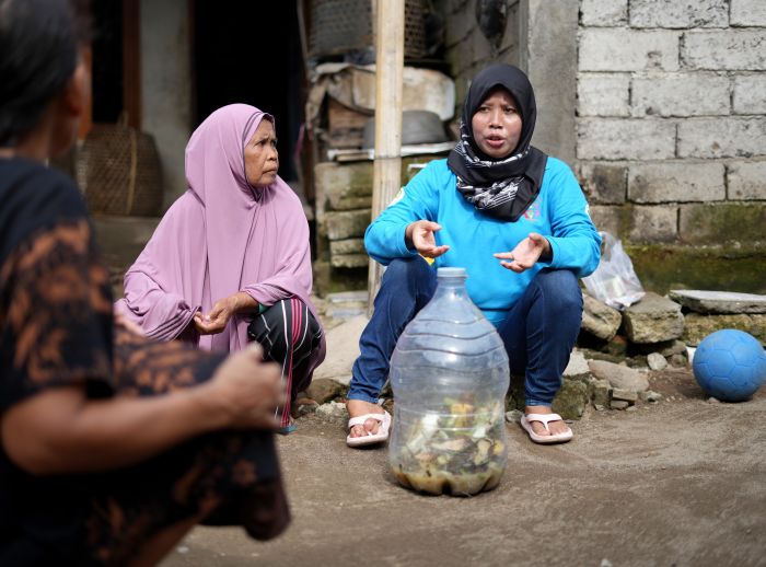 Sri Anti is an activist in her community for disability rights and inclusion. She socialises climate issues to her community and has created notable changes in how people dispose of their rubbish.