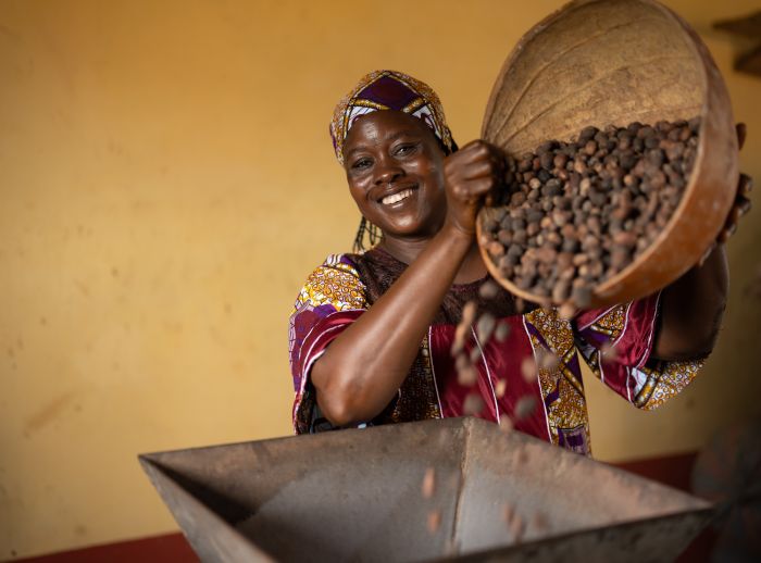 Safura Abdulai is the leader of the Bunglung Suglo Mali Nyori Cooperative Shea Butter Producers