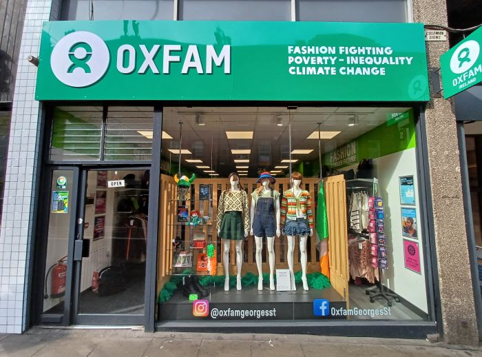 Oxfam shop in George's Street Dublin