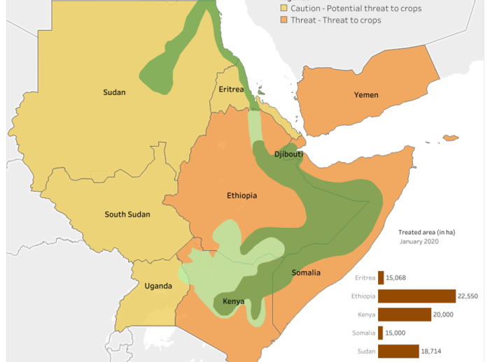 map of affected areas