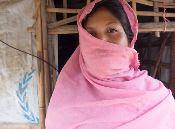 Rohingya refugee woman in Cox's Bazar
