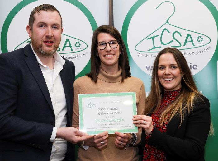 charity shop manager of the year runner up