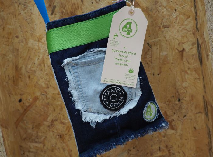 ethical upcycled bag