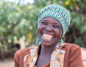 Fungai Nyikadzino, a farmer who received improved seeds and goats from Oxfam and partners.
