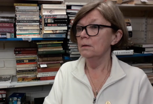 Bridies volunteering in Oxfam since 1983