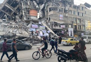 Destroyed buildings,Gaza