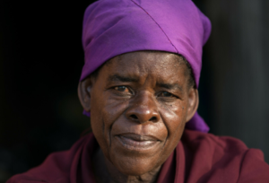 Portrait of Ligineti, a woman from Southern Africa