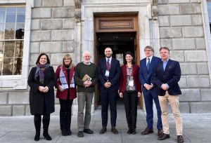 Oxfam Ireland were honoured to bring two Oxfam colleagues from the Occupied Palestinian Territory to present in Leinster House today.  Mohammad Nasir, Business Development Manager from the West Bank, and Clémence Lagouardat, Humanitarian Lead in Gaza, gave impactful, personal accounts of life under occupation and the need for humanitarian assistance.