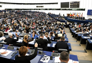 Inside the European Parliament. Image: Picture eunews Italy