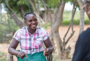 Angela Chiyala, Vice Chairperson of a Farmer Field School in Namwala, Southern Province, Zambia.
