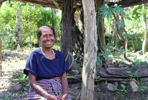Kornelia "Korrie" Kolo shares how her life has changed since the installation of her Oxfam-partner supplied water tank.