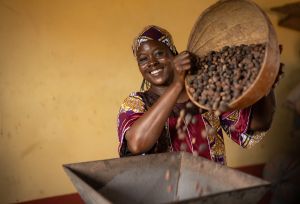 Safura Abdulai is the leader of the Bunglung Suglo Mali Nyori Cooperative Shea Butter Producers
