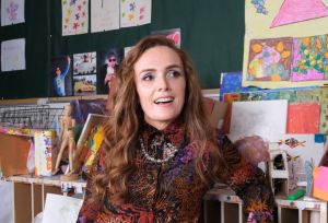 Emma Doran in a art class room 