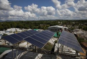 solar panels in Cox's Bazar Bangladesh with Rohingya refugees