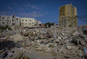Buildings in Lebanon destroyed by war