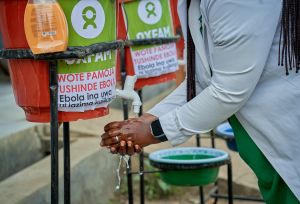 Use of handwashing kits at a health centre in DRC during the Ebola outbreak