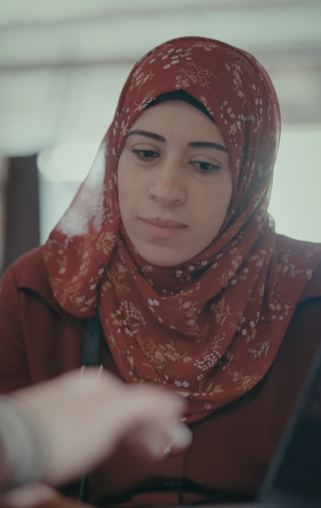 Suhad, a mother to six children in Gaza battling to provide food and water for her family during bombardments, displacement and aid sieges.