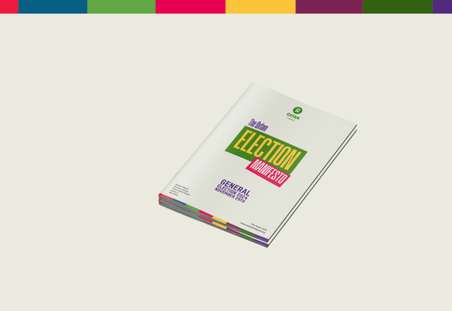 The Oxfam election Manifesto