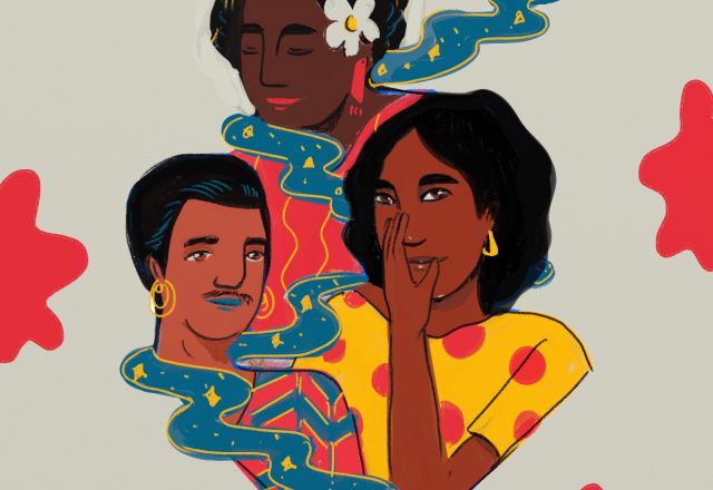 Oxfam's Personal to Powerful report poster featuring 3 designs representing women diversity.