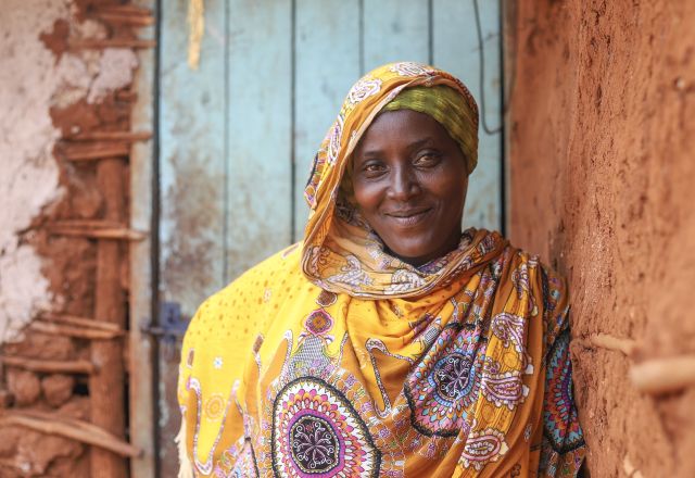 Madina Mohamed, program participant of the water project in Isiolo County where MID-P in partnership with Oxfam