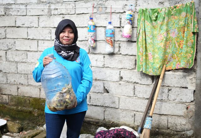 Sri Anti is an activist in her community for disability rights and inclusion. She socialises climate issues to her community and has created notable changes in how people dispose of their rubbish.