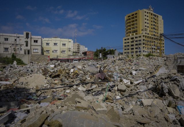 Buildings in Lebanon destroyed by war