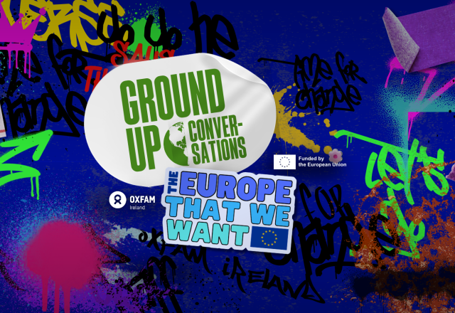 Ground Up Conversations, the Europe you want poster