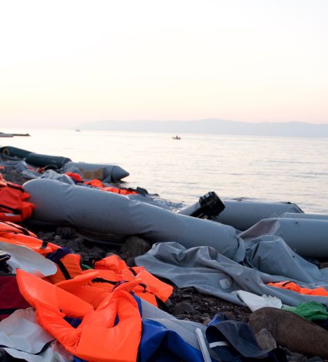 life rafts and vests in greece