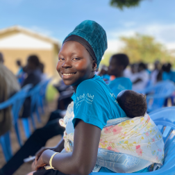 woman and baby in Uganda