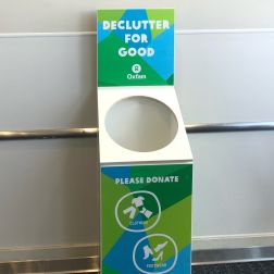 photo of oxfam donation bin