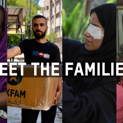 Pictures of 4 families "under fire."