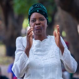 Portrait of a woman from Zambia