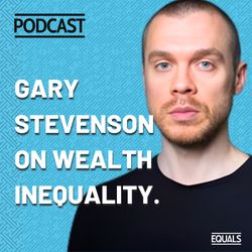 Gary Stevenson with text 'Gary Stevenson on Wealth Inequality'