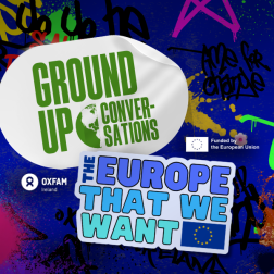 Ground Up Conversations, the Europe you want poster