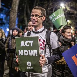 Oxfam climate march
