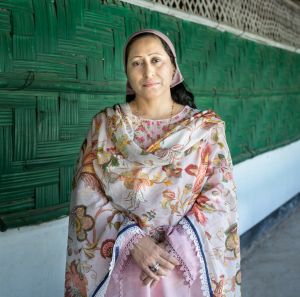 Razia Sultana at Rohingya refugee camps of Cox's Bazar