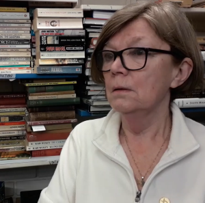 Bridies volunteering in Oxfam since 1983