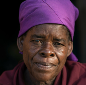 Portrait of Ligineti, a woman from Southern Africa